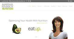 Desktop Screenshot of marshafenwicknutrition.com